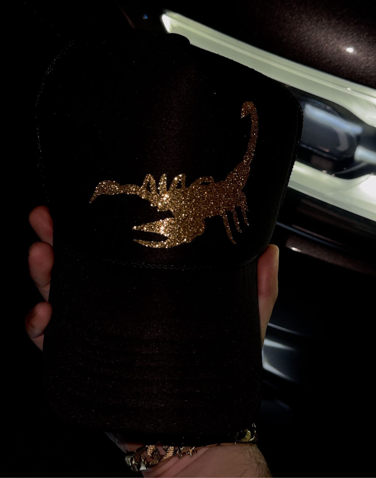 Glitter Scorpion Edition Trucker Calderas Hat