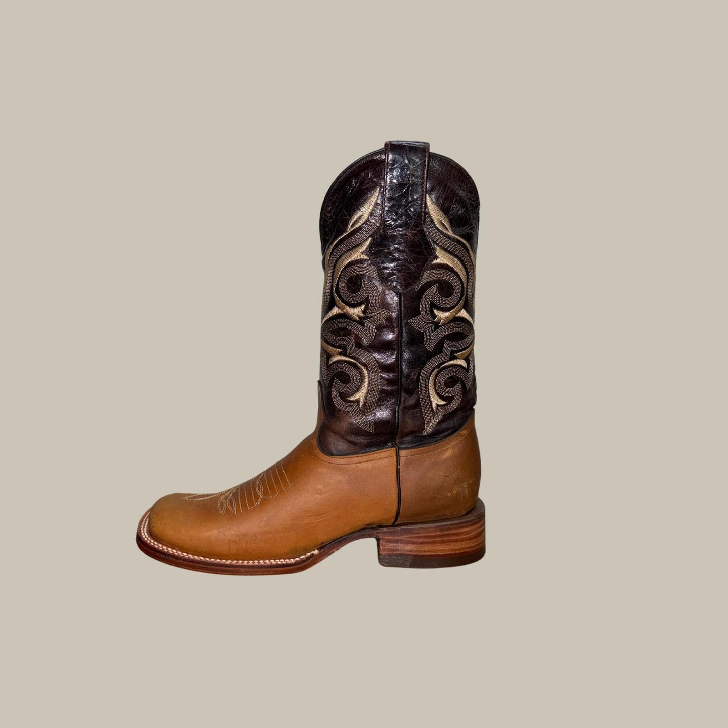 Men’s Square Toe Western Cowboy Boots