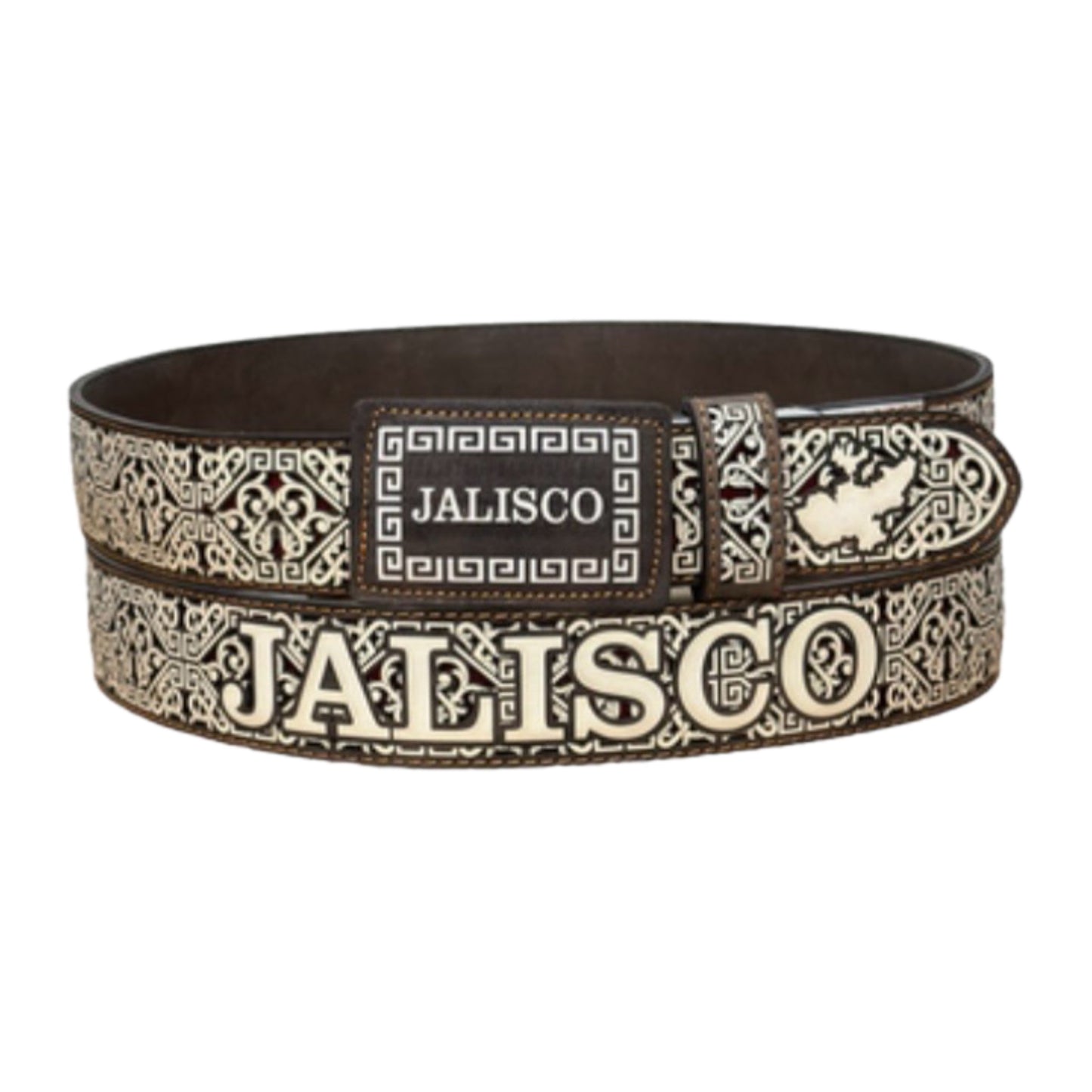 “Jalisco” Engraved Leather Belt