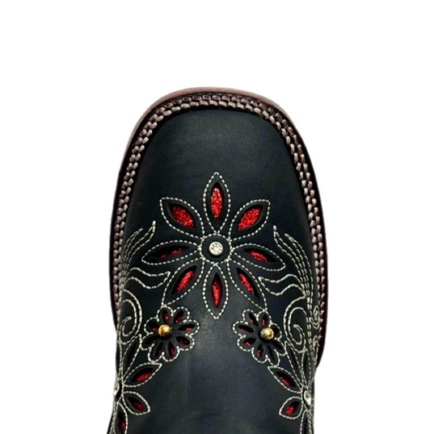 Women’s Engraved Leather Short Boots