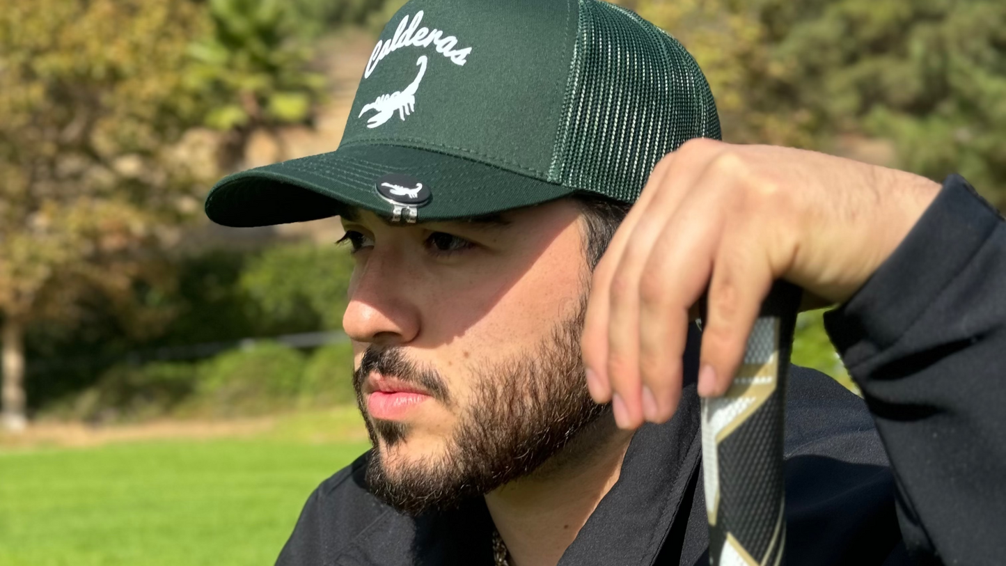 Calderas Golf Hat – Forest Green