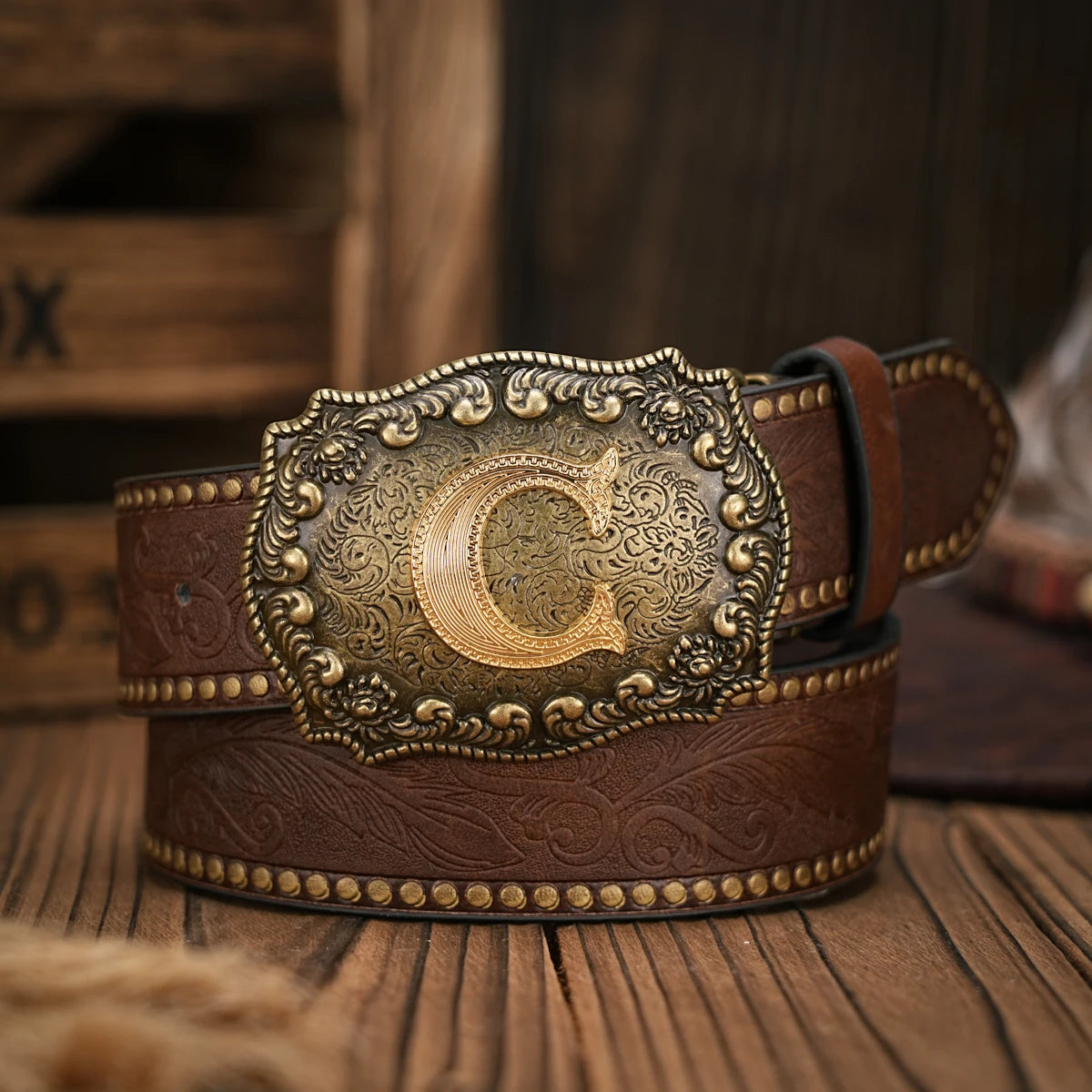 The Gold Letter Buckle