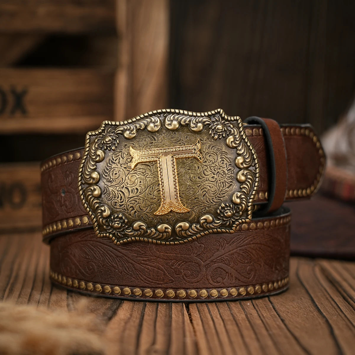 The Gold Letter Buckle