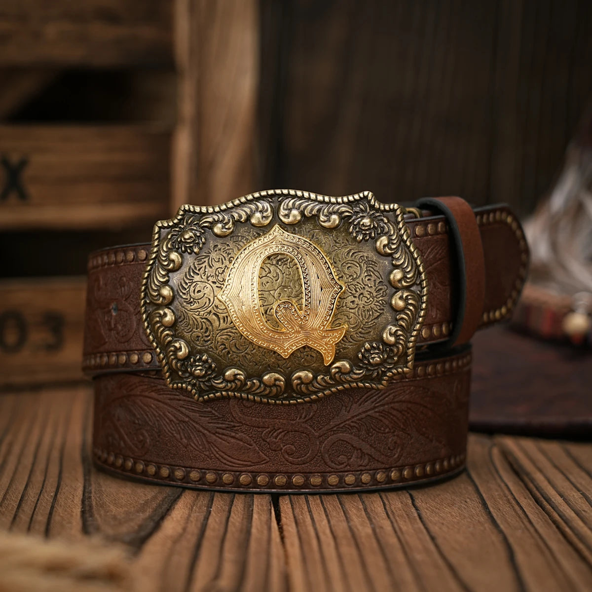 The Gold Letter Buckle