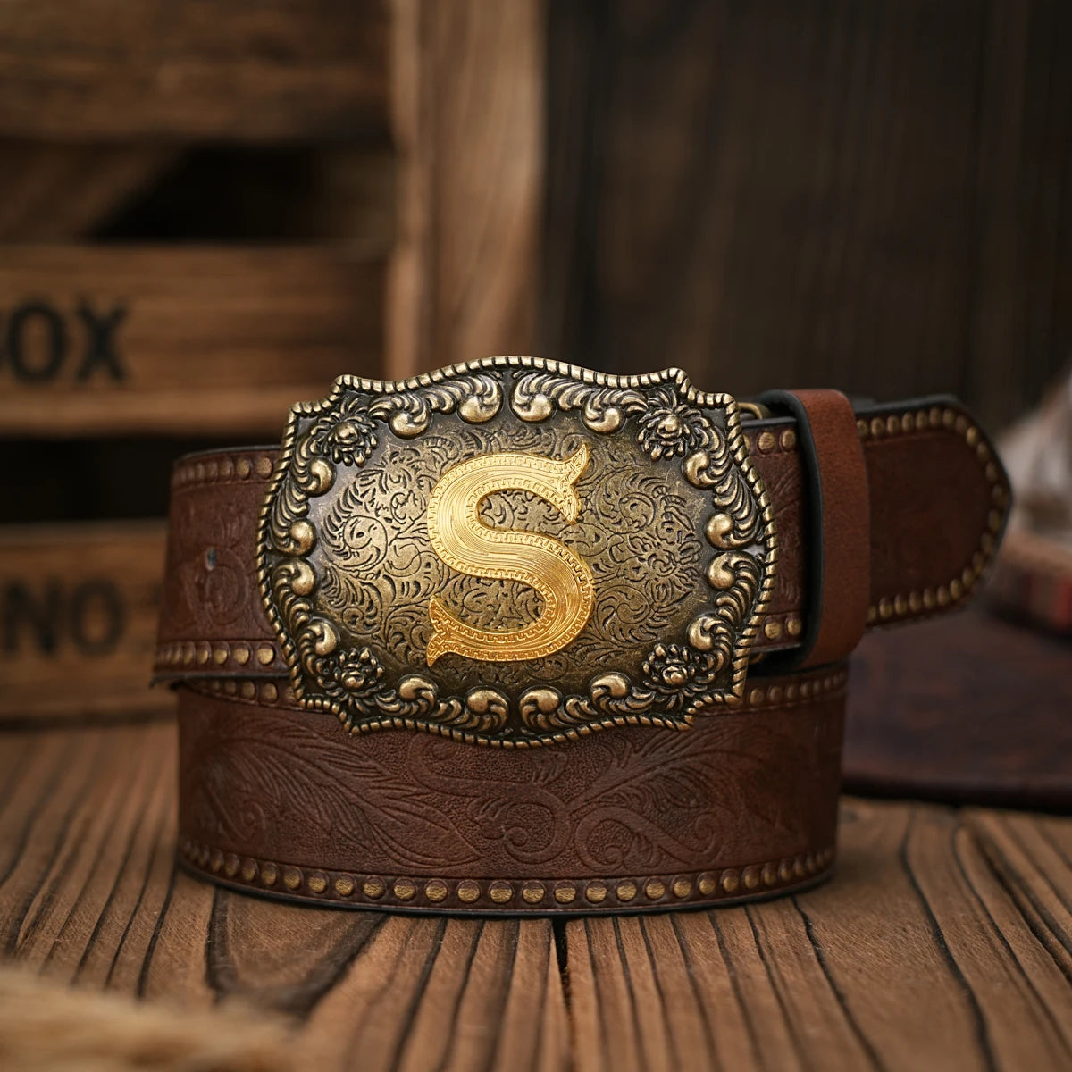 The Gold Letter Buckle