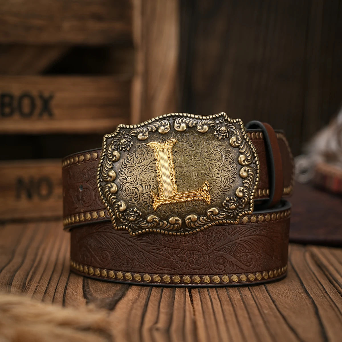 The Gold Letter Buckle