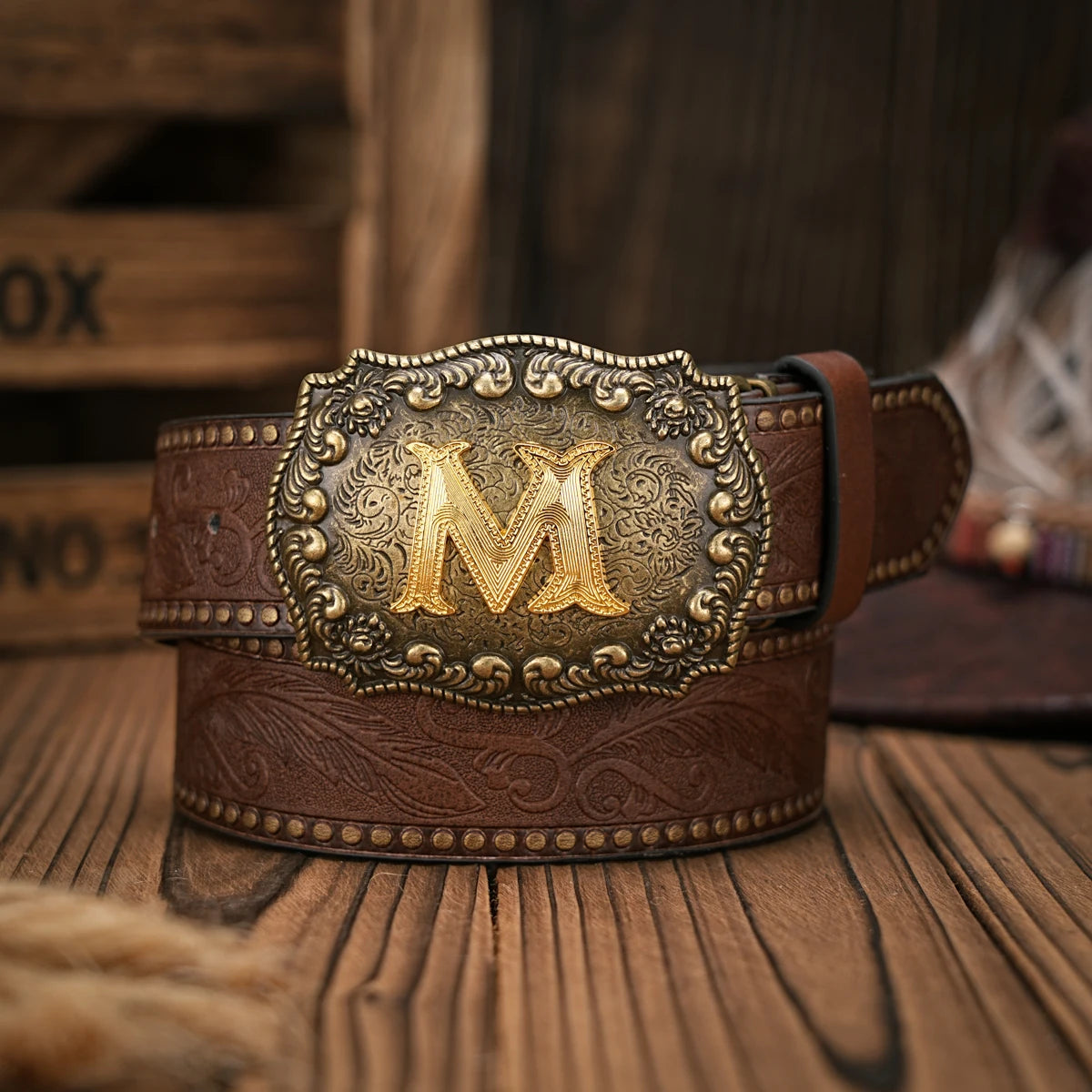 The Gold Letter Buckle
