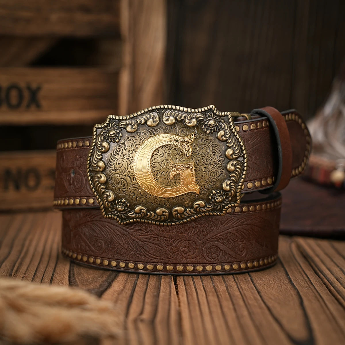 The Gold Letter Buckle