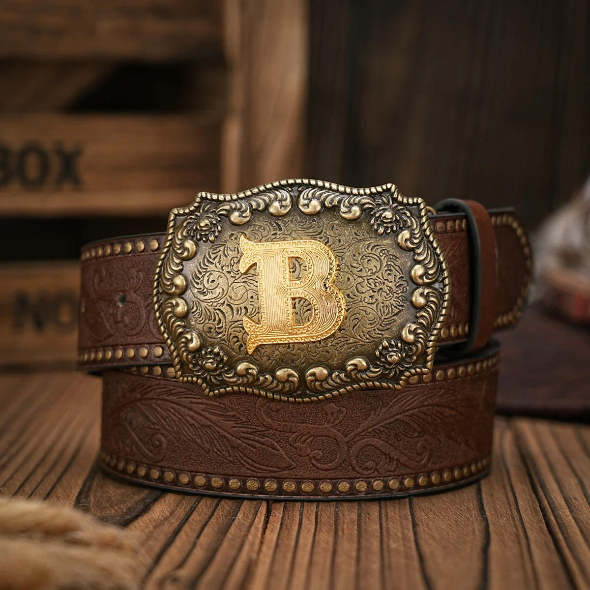 The Gold Letter Buckle