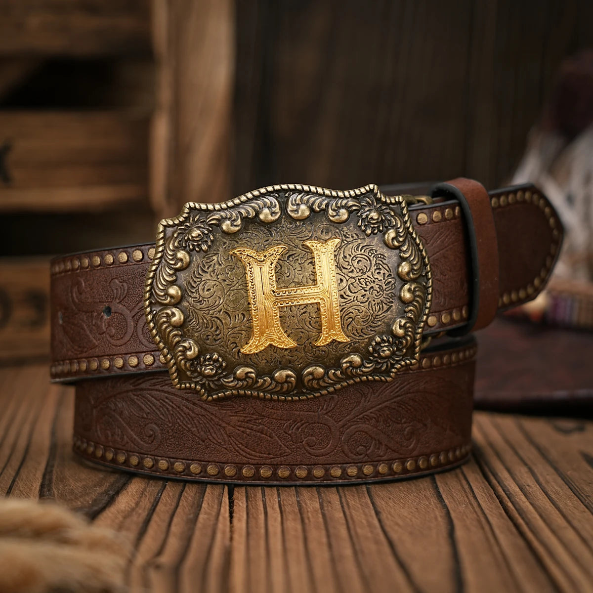 The Gold Letter Buckle