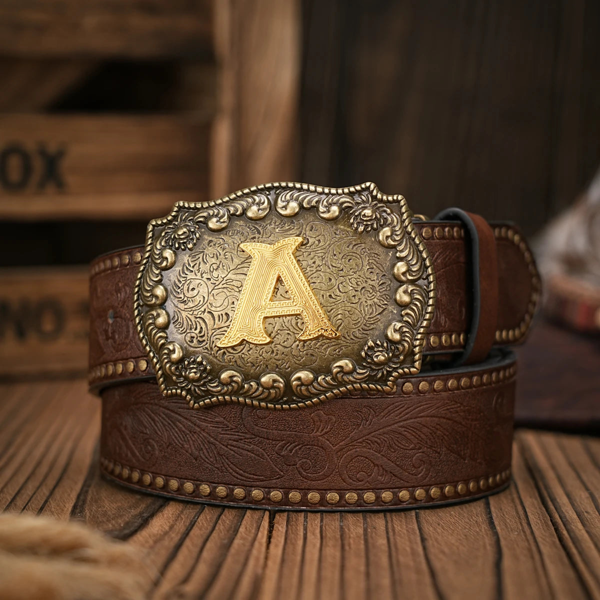 The Gold Letter Buckle