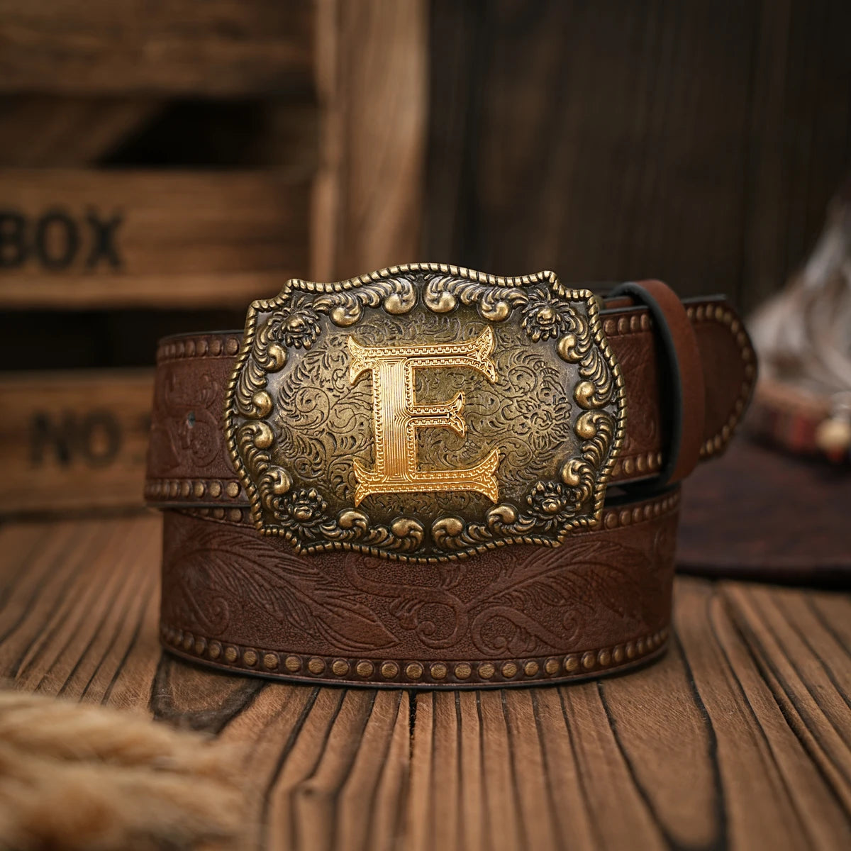 The Gold Letter Buckle