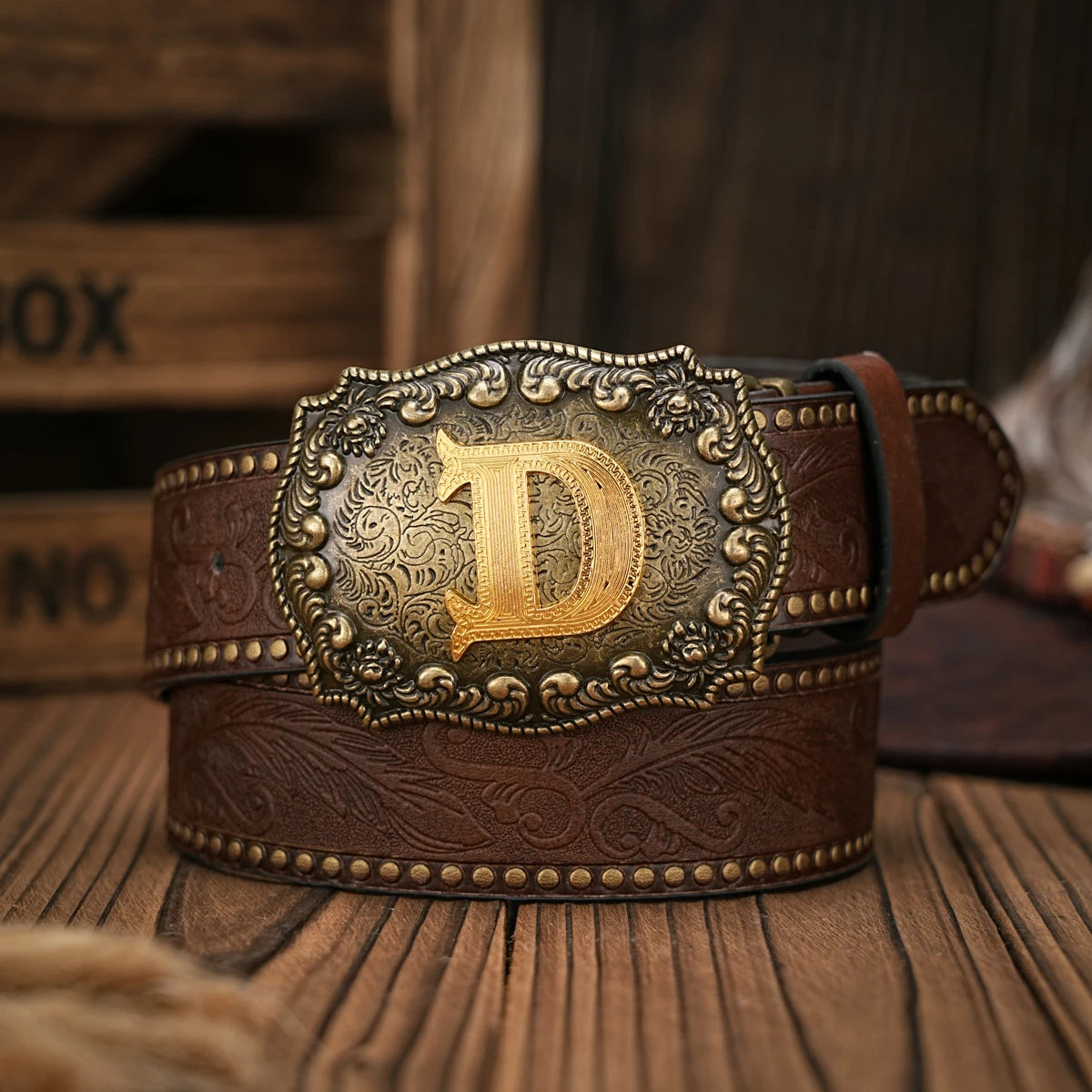 The Gold Letter Buckle