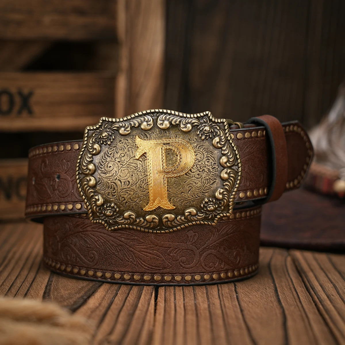 The Gold Letter Buckle