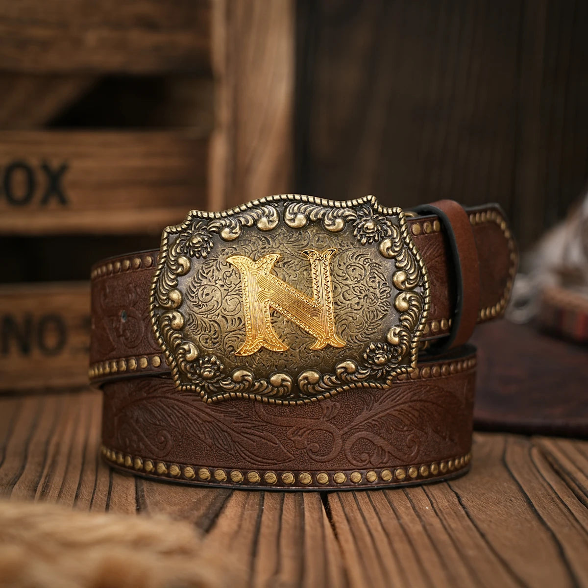 The Gold Letter Buckle