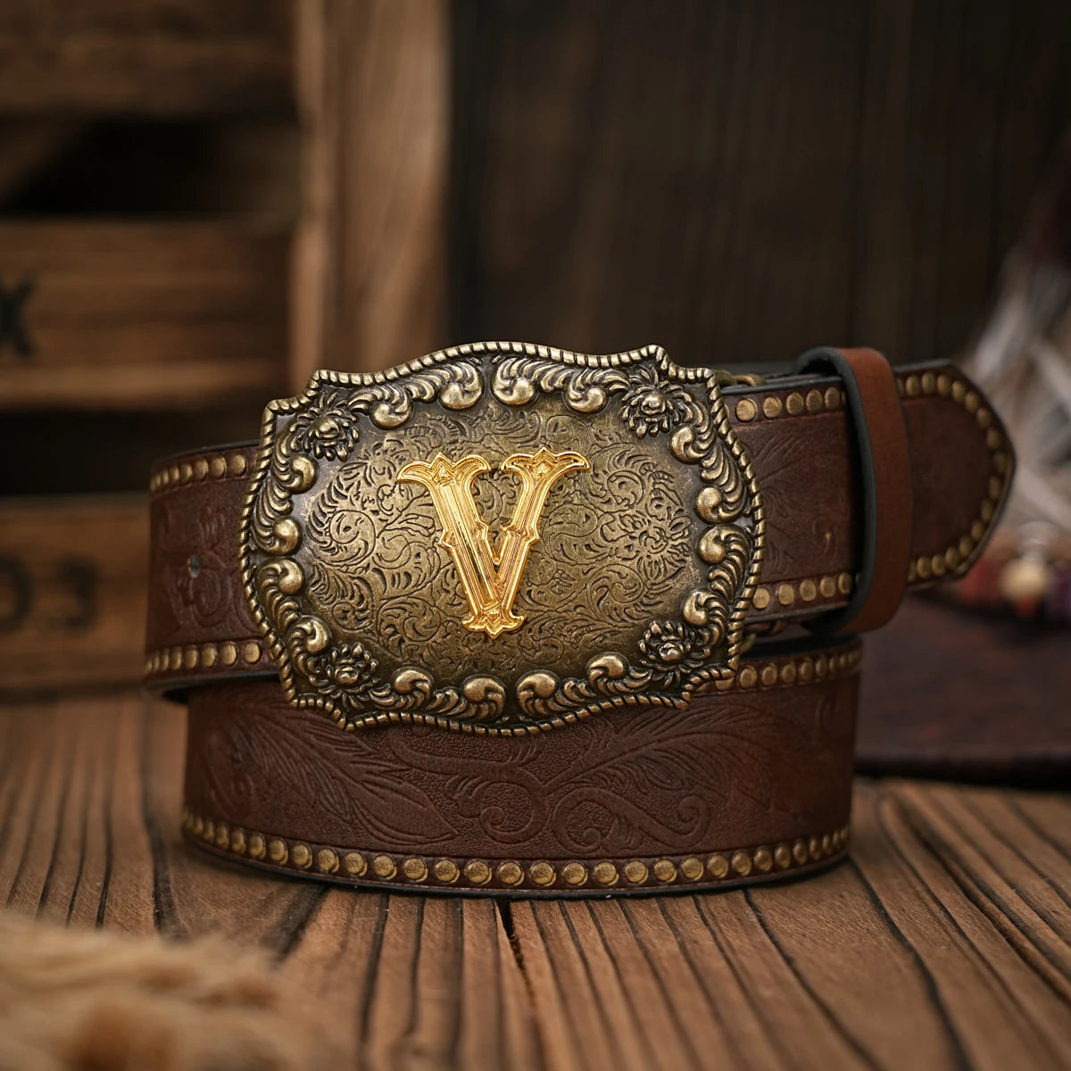 The Gold Letter Buckle