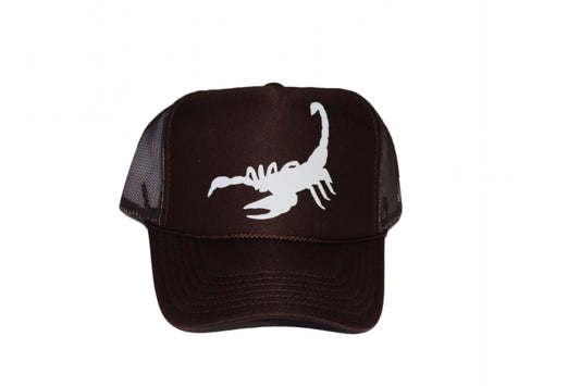 Gorra de camionero con diseño de escorpión de Calderas