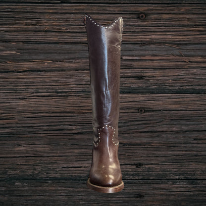 Women’s Knee High Western Heel Boots