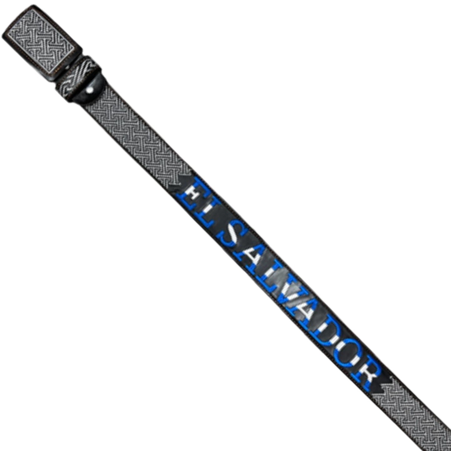 “El Salvador” Metallic Thread Belt