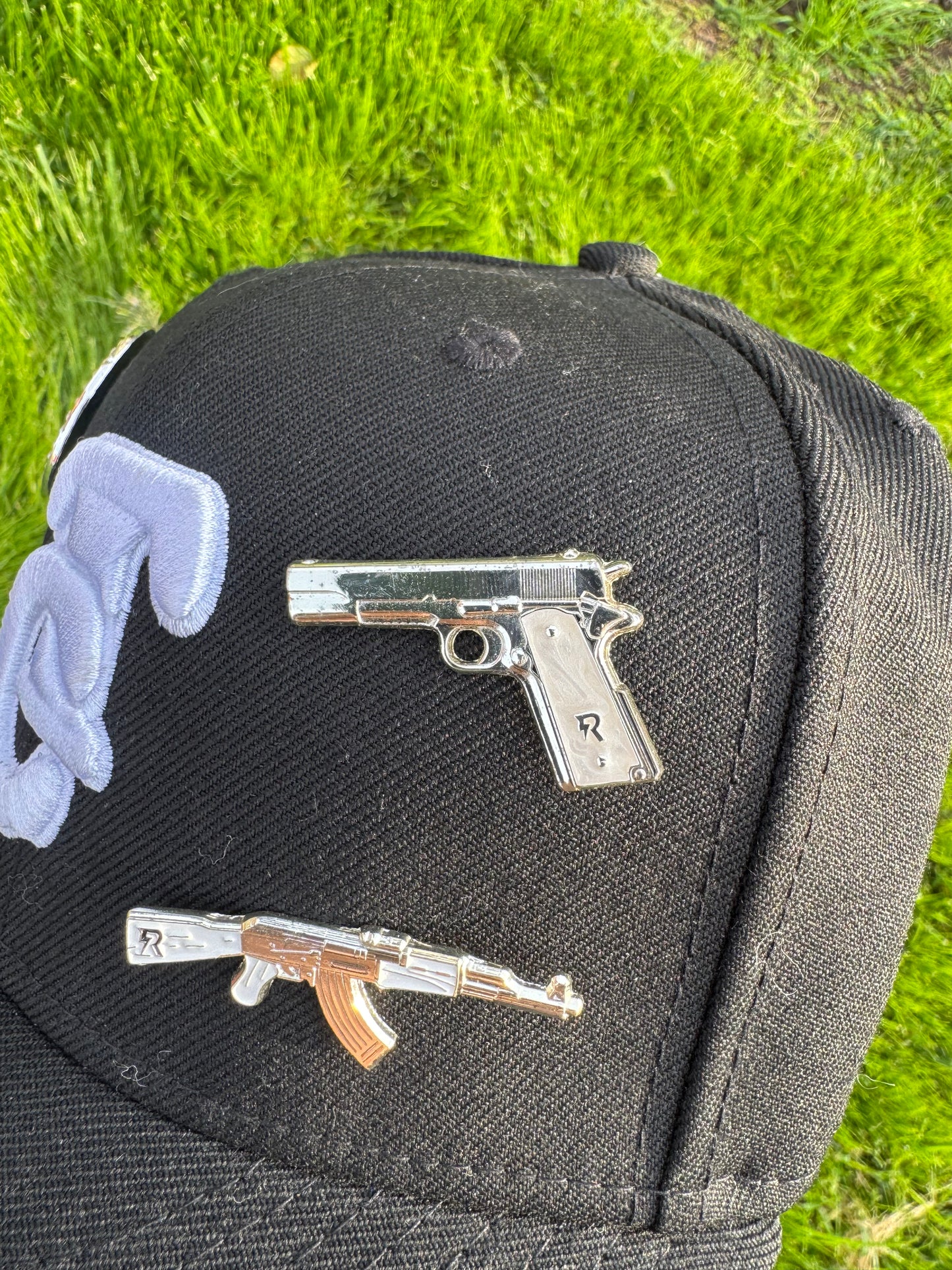 SILVER 38 SUPER PIN By Revien Hats