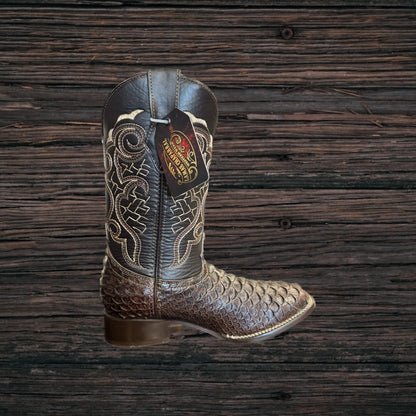 Python Square Toe Boots