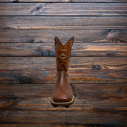 Men's Ostrich Square Toe Cowboy Boots