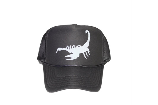 Gorra clásica de camionero con diseño de escorpión de Calderas