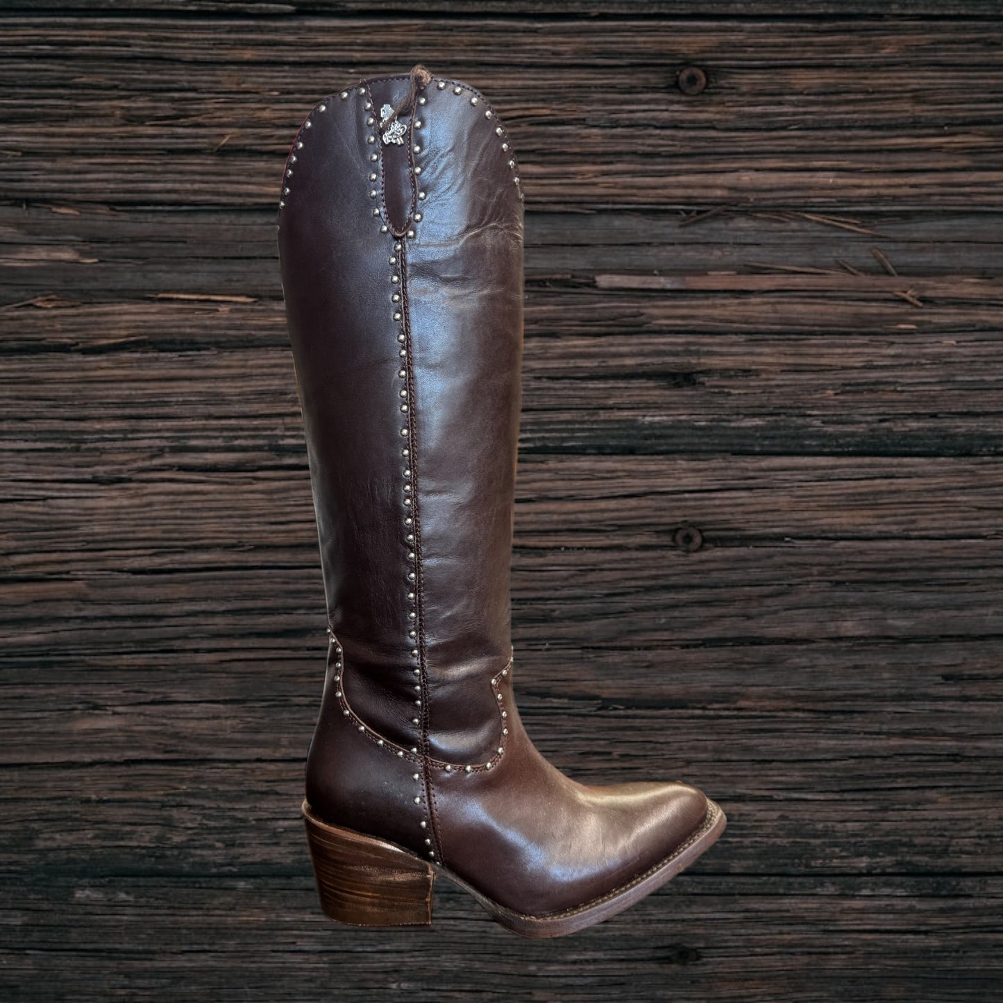 Women’s Knee High Western Heel Boots