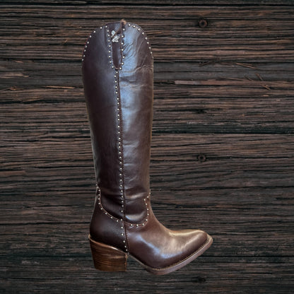 Women’s Knee High Western Heel Boots