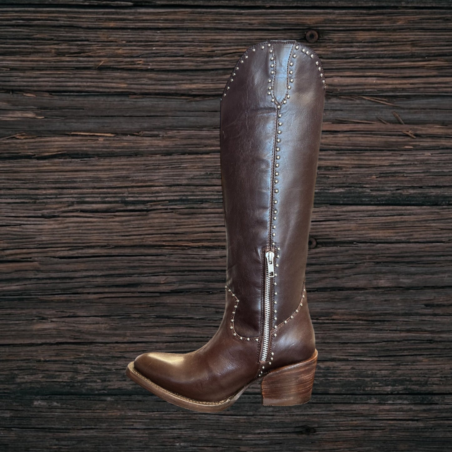 Women’s Knee High Western Heel Boots
