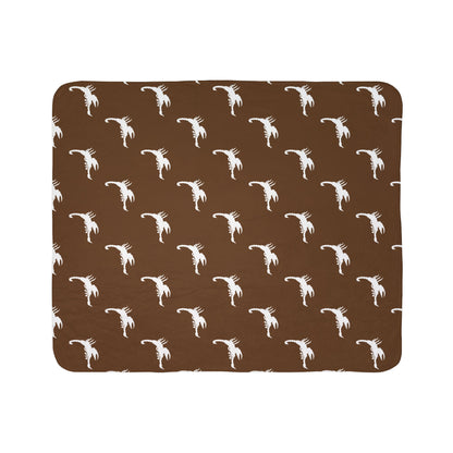 Calderas Scorpion Fleece Sherpa Blanket