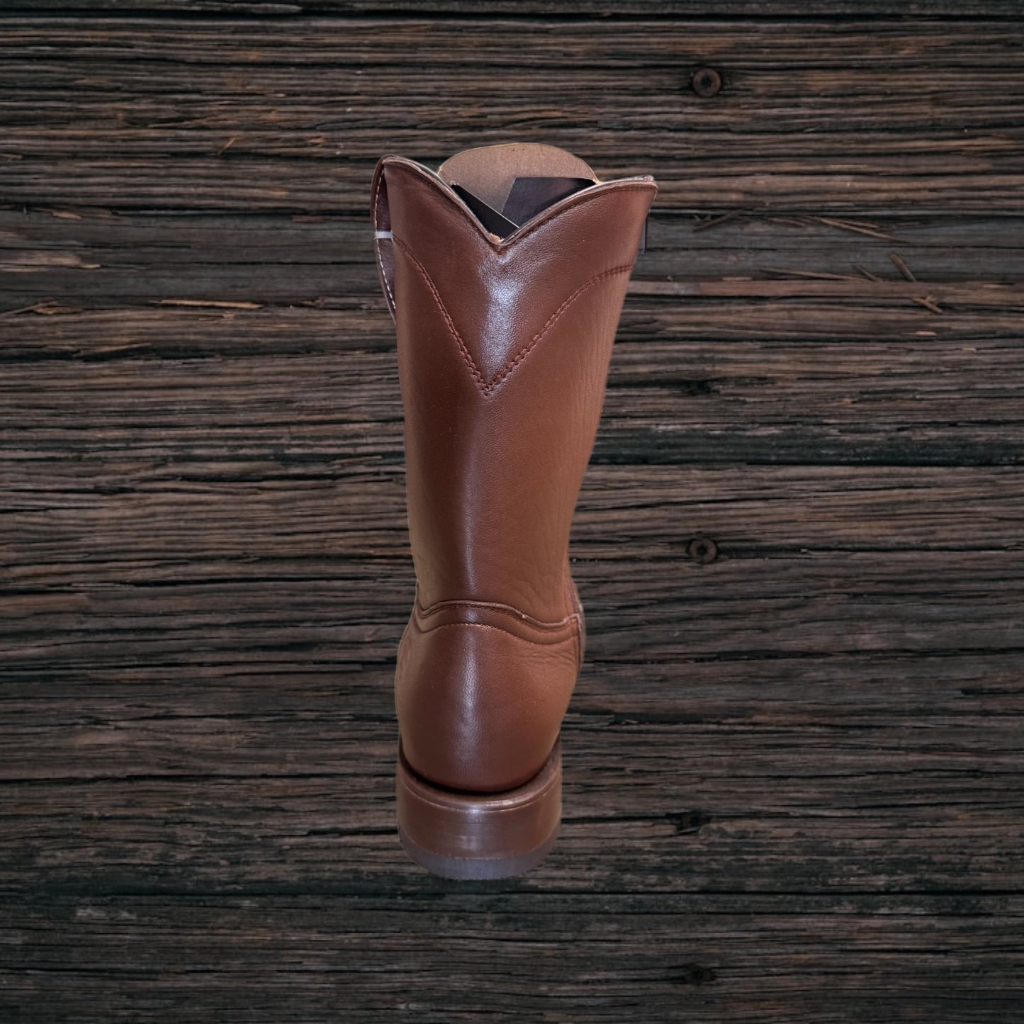 Round Toe Roper Boots with Side Zipper