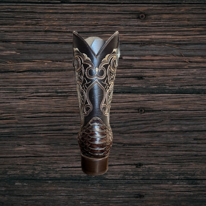 Python Square Toe Boots