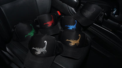 Gorra de camionero Calderas edición Glitter Scorpion