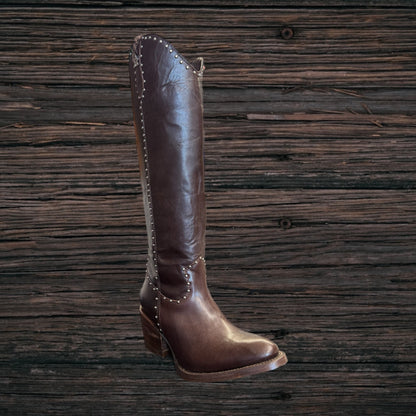 Women’s Knee High Western Heel Boots