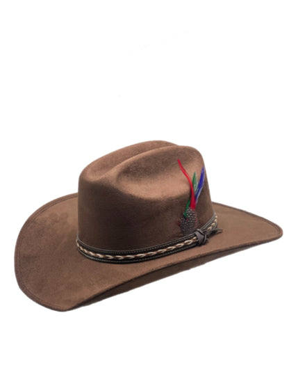 Sombrero de vaquero de gamuza