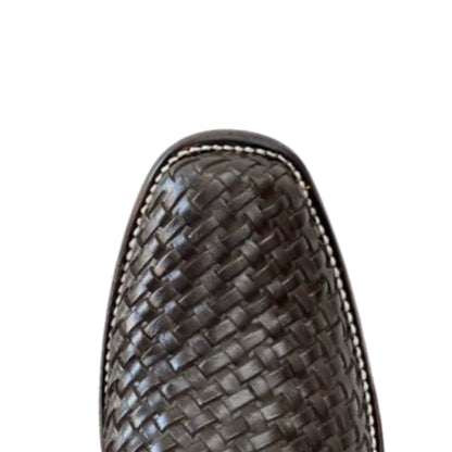 Dubai Petatillo Leather Short Boots with Zipper