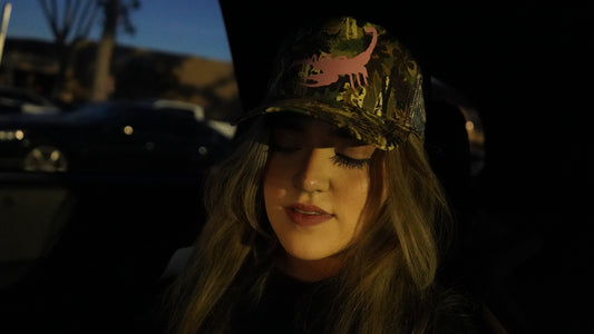 Calderas Pink Scorpion Camo Trucker Hat