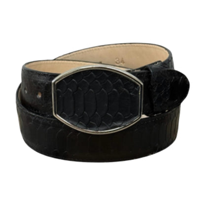 Python Leather Belt