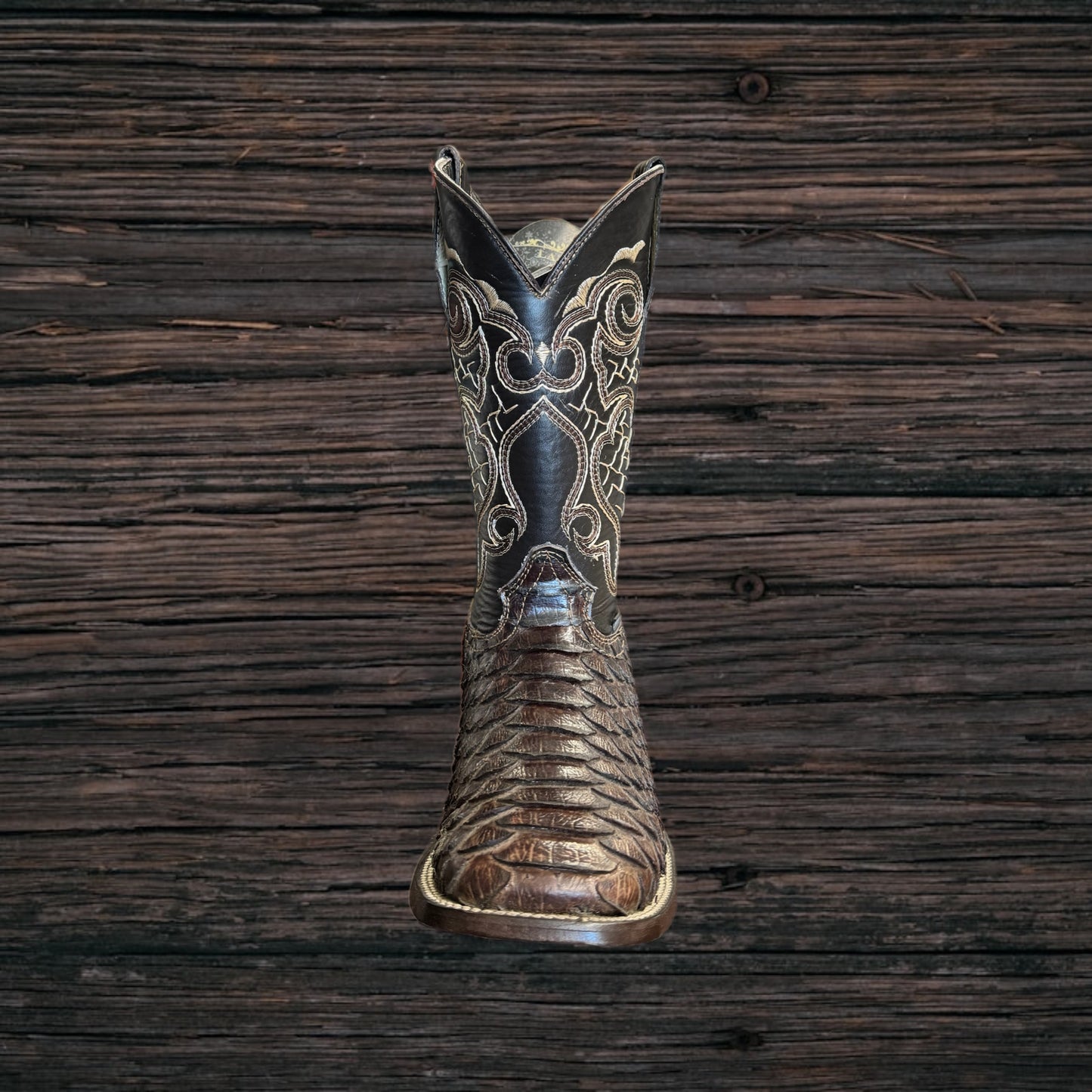 Python Square Toe Boots
