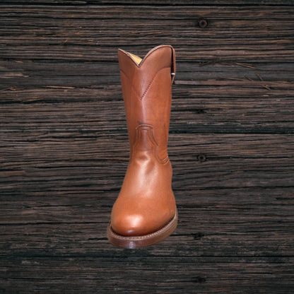 Round Toe Roper Boots with Side Zipper