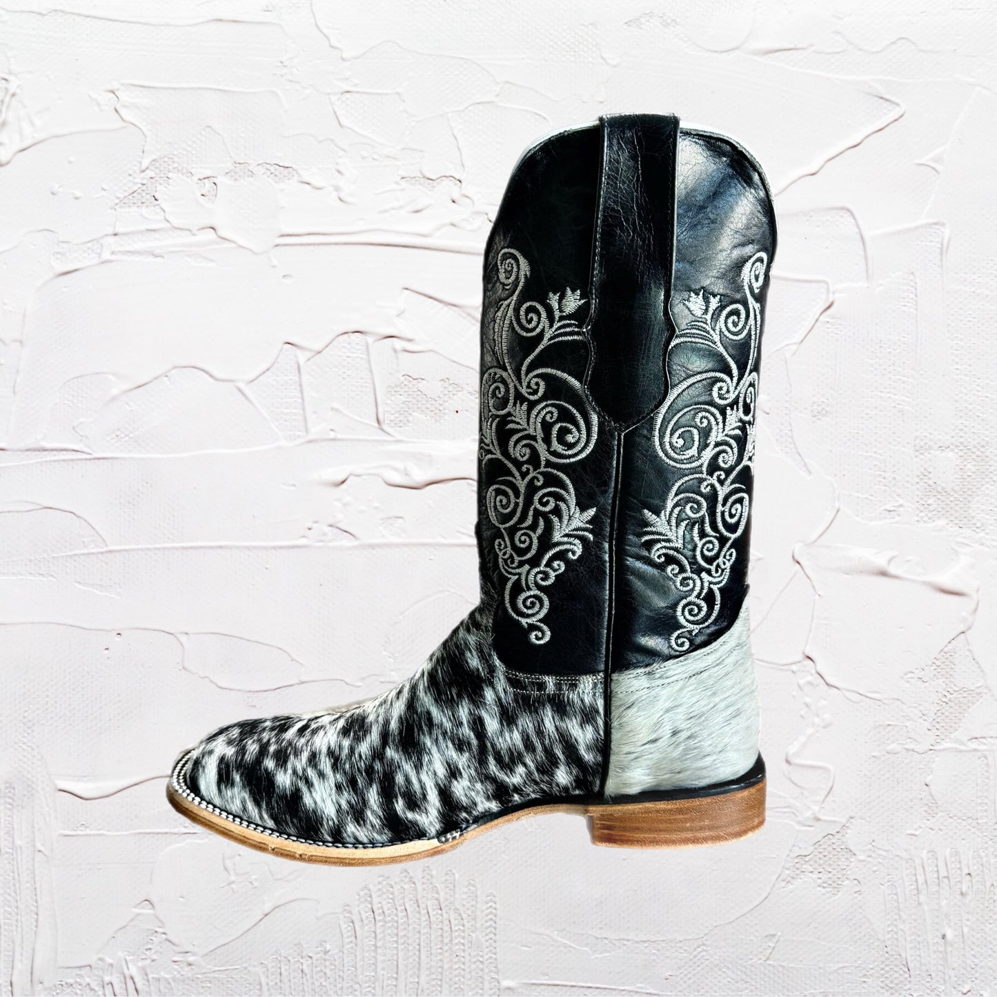 Women's Cowhide Square Toe Western Boots