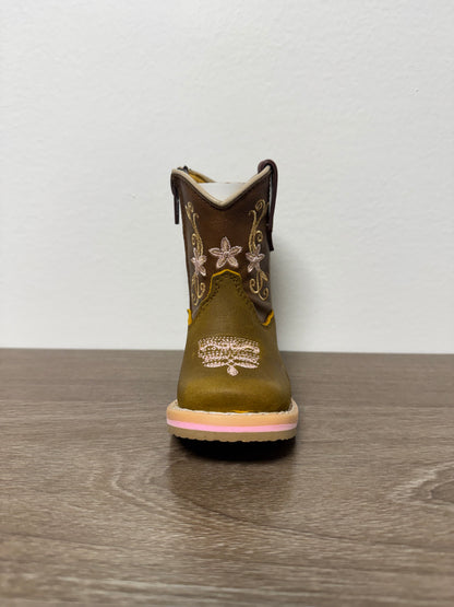 Baby and Toddler Leather Boots - Pink