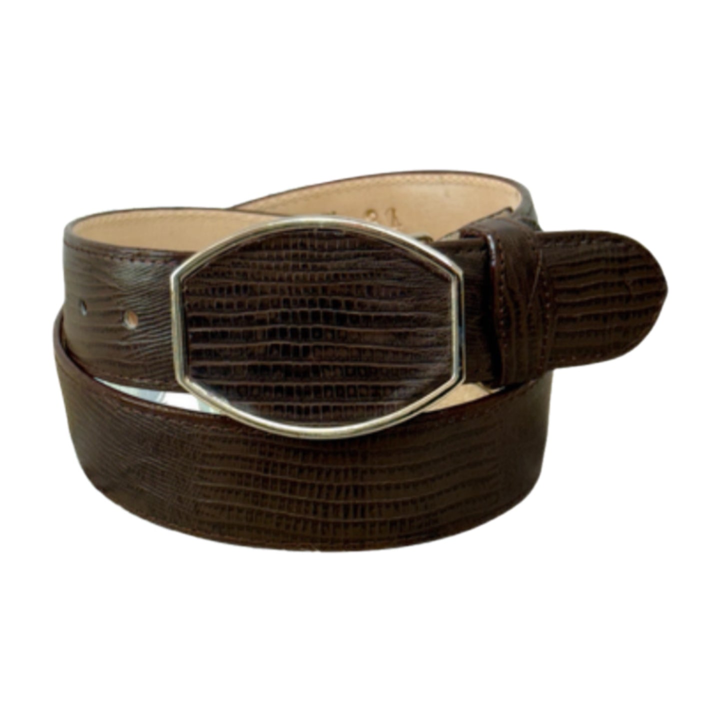 Lizard Leather Belt