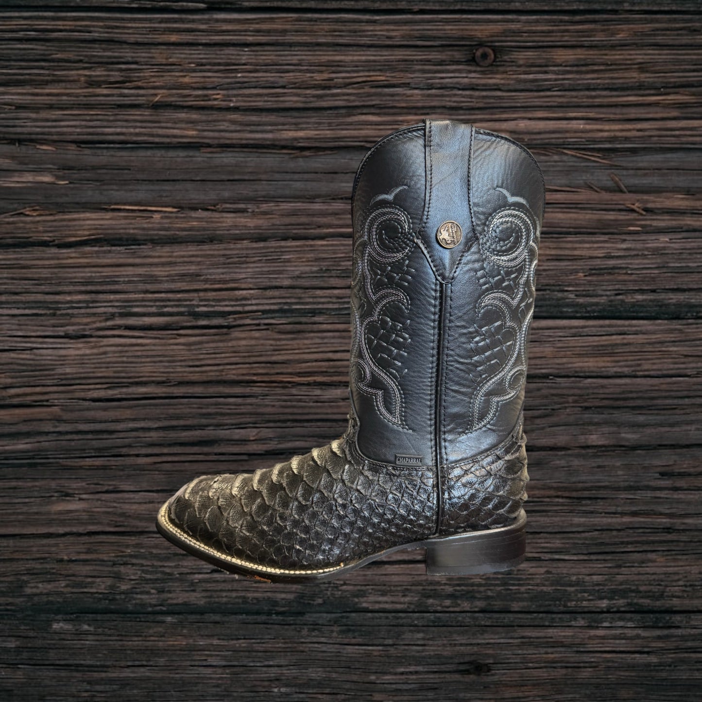 Python Square Toe Boots